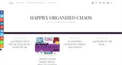 Desktop Screenshot of happilyorganizedchaos.com